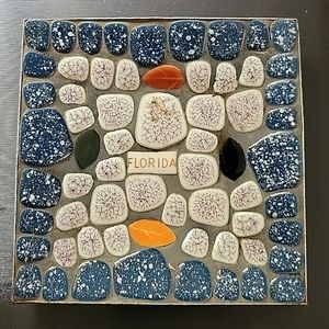 Vintage Florida Souvenir Trinket Tray.